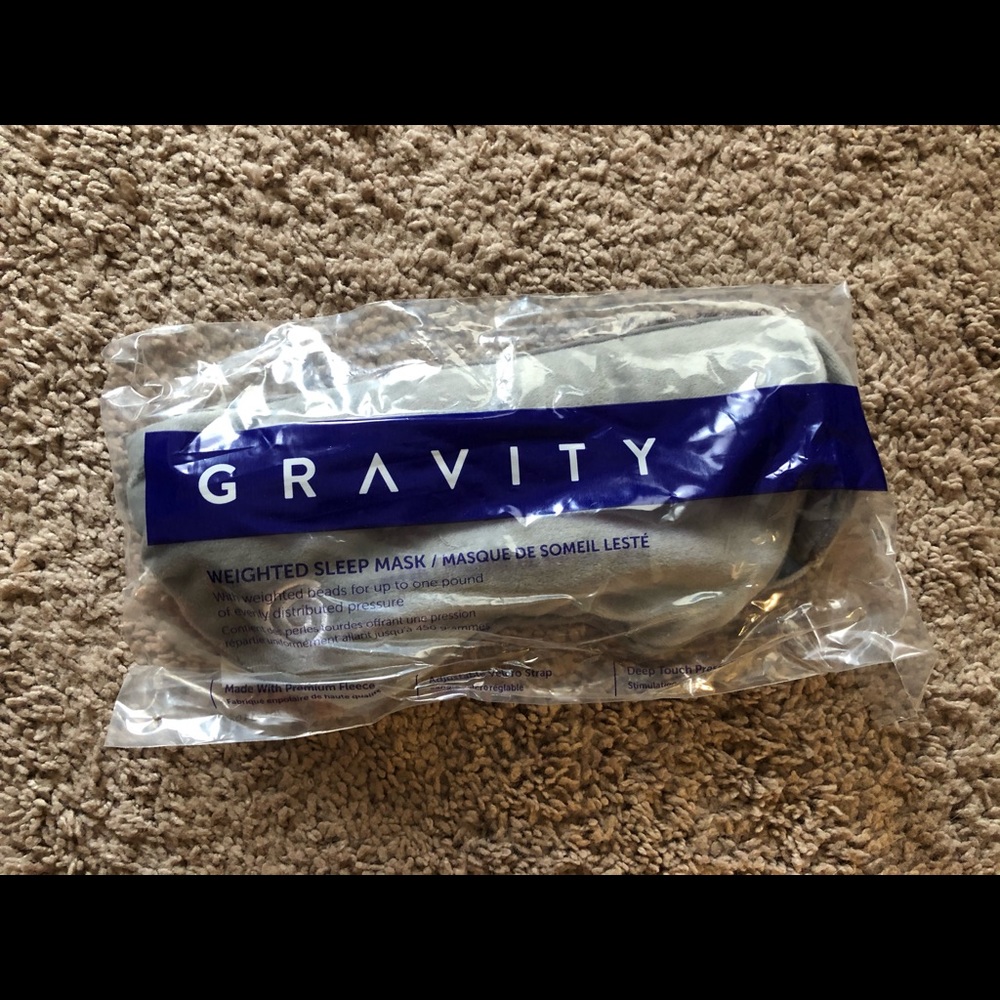 Gravity Weighted Sleep Mask